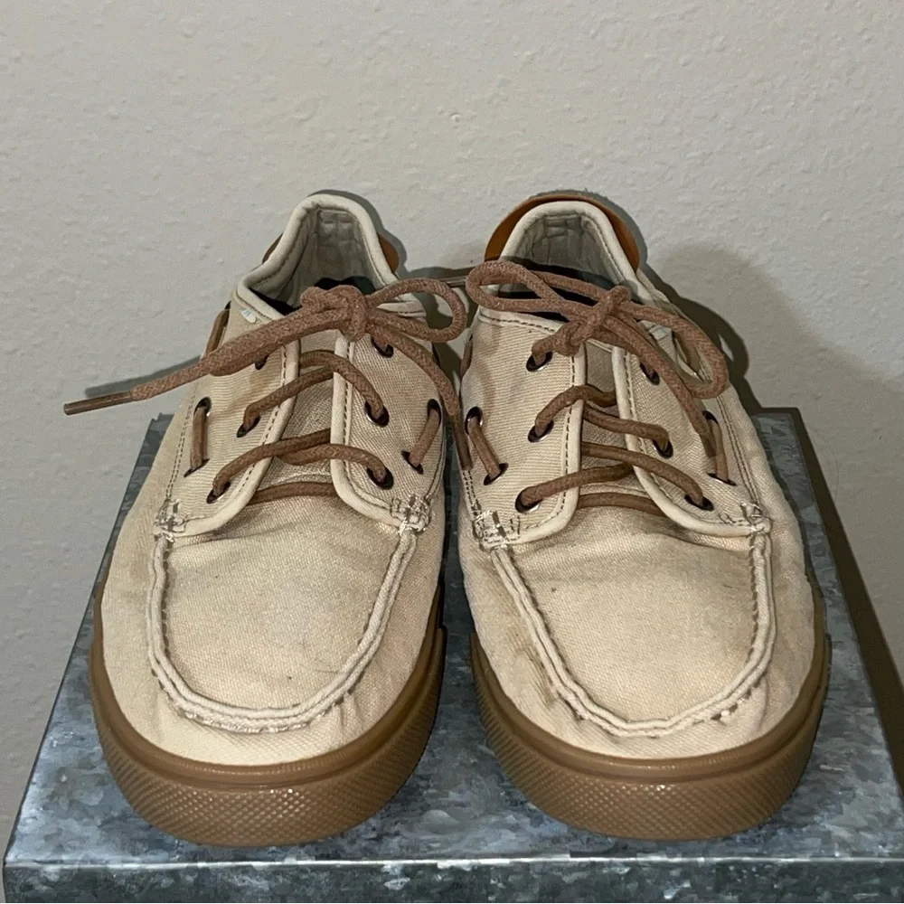 Toms Men’s Tan Cream Casual Loafer, Size 11.5